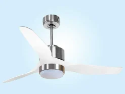 Ventilador De Tecto Reversivel Termostato Regulavel Termostato Wifi Motor Dc Tectos Inclinados Controlo Remoto Adaptador De Luz De Tres Tons 2/3 Laminas Memória Hipersilenciosa
