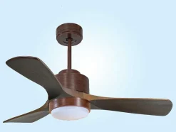 Ventilador De Tecto Reversivel Termostato Regulavel Termostato Wifi Motor Dc Tectos Inclinados Controlo Remoto Luz De Tres Tons Memória Hipersilenciosa