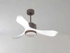 Ventilador De Tecto Reversivel Termostato Regulavel Termostato Regulavel Wifi Motor Dc Tectos Inclinados 2/3 Laminas Memória Hypersilence