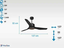 Ventilador De Tecto Reversivel Termostato Regulavel Termostato Wifi Motor Dc Tectos Inclinados Controlo Remoto Adaptador De Luz De Tres Tons 2/3 Laminas Memória Hipersilenciosa