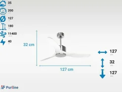Ventilador De Tecto Reversivel Termostato Regulavel Termostato Wifi Motor Dc Tectos Inclinados Controlo Remoto Adaptador De Luz De Tres Tons 2/3 Laminas Memória Hipersilenciosa