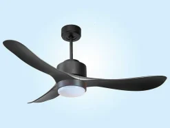 Ventilador De Tecto Reversivel Termostato Regulavel Termostato Wifi Motor Dc Tectos Inclinados Controlo Remoto Luz De Tres Tons Memória Hipersilenciosa