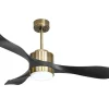 Ventilador De Tecto Reversivel Termostato Regulavel Termostato Wifi Motor Dc Tectos Inclinados Controlo Remoto Adaptador De Luz De Tres Tons 2/3 Laminas Memória Hipersilenciosa