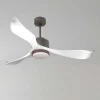 Ventilador De Tecto Wifi Motor Dc Controlo Remoto Adaptador De Luz De Tres Tons 2/3 Laminas Hypersilence Memória