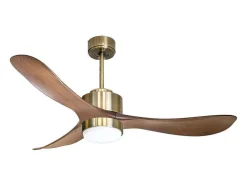 Ventilador De Tecto Wifi Motor Dc Controlo Remoto Luz De Tres Tons Hipersilencio Memória