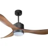 Ventilador De Tecto Wifi Motor Dc Controlo Remoto Luz De Tres Tons Hipersilencio Memória