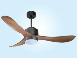 Ventilador De Tecto Wifi Motor Dc Controlo Remoto Luz De Tres Tons Hipersilencio Memória