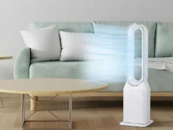Ventilador De Torre Sem Laminas Com 3 Velocidades E Oscilao Automatica