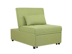 Wehome - Poltrona Pufe Cama Solteiro Cookie Green